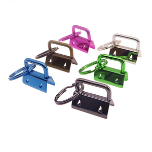 Bán Sỉ Vòng Tay Kim Loại Tốt Nhất Móc Khóa Móc Chìa Khóa Phần Cứng Bỏ Túi Với Vòng Chia - Product Image 6