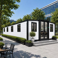 Maison préfabriquée pliable en conteneur extensible de 20 pieds, deux chambres, prête à vivre, idéale pour hôtel