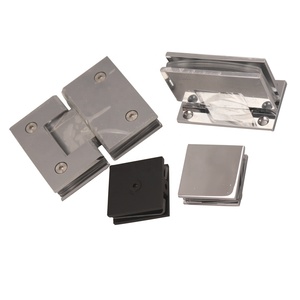 Matériel de <span class=keywords><strong>douche</strong></span> SS304 316 laiton en alliage de zinc carré charnière de <span class=keywords><strong>douche</strong></span> verre à mur à verre pour salle de bain - Product Image 6
