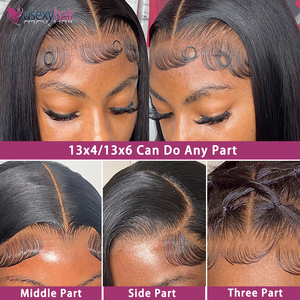 Perruques <span class=keywords><strong>Alibaba</strong></span> Hair Store – Meilleure qualité 12A, perruque frontale en dentelle HD 13*6, cheveux humains péruviens doublement étirés, lisses comme des baguettes - Product Image 4