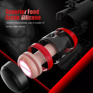 ถ้วยช่วยตัวเองสำหรับผู้ชาย รูปทรงเครื่องบิน พร้อมเสียงผู้หญิงเซ็กซี่ ใช้งานแบบแฮนด์ฟรี 7 โหมดกระแทกเข้มข้น - Product Image 4