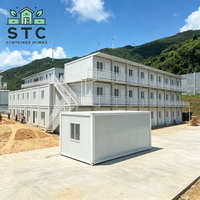 Maison conteneur préfabriquée en acier de 20 pieds et 40 pieds, directement de l'usine, pour secours en cas de catastrophe, logement d'urgence, maison modulaire démontable
