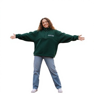 Nuevo Estilo Premium Oversize Chi Heorot Cuello Alto Sin Forro Lavado Ecológico Tejido Transpirable Poliéster/Algodón Liso Holgado - Product Image 1