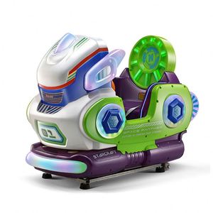 Máquina de columpio MP5 infantil con monedas, nueva versión en inglés, coche balancín cantante, equipo de entretenimiento para niños - Product Image 1
