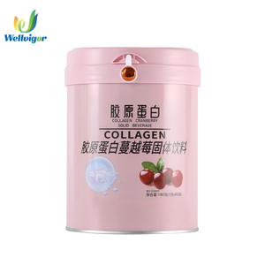 Colágeno en Polvo de Arándano Rojo de Marca Privada para Blanqueamiento de la Piel y Salud Femenina, Bebida Nutritiva Sustitutiva de Comidas, Personalizable OEM/ODM - Product Image 1