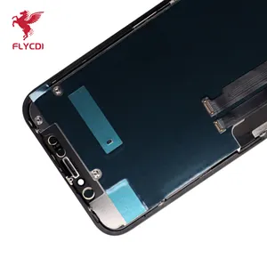 FLYCDI pemasok lcd ponsel layar lcd untuk iphone xr layar sentuh perakitan lcd pengganti ponsel