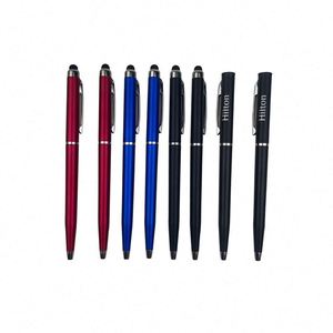 Vente en gros de stylos tactiles à écran souple de qualité supérieure Sofitel Hilton Hotel avec logo personnalisé - Product Image 2
