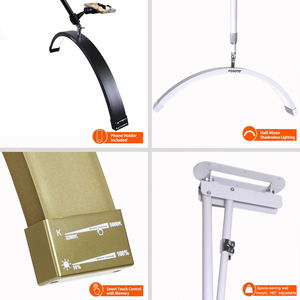 FOSOTO Lampe Demi-<span class=keywords><strong>Lune</strong></span> Murale, Lumière d'Appoint LED <span class=keywords><strong>Plafonnier</strong></span> pour Salon de Coiffure, Cils, Ongles, Tatouage, Beauté - Product Image 3