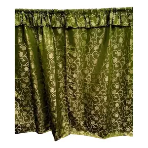 Juego de Cortinas Jacquard de 2m x 2.5m con Patrón de Espirales, Panel Textil para el Hogar - Product Image 6