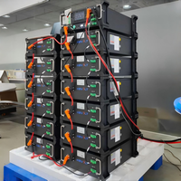 Batteries au lithium-ion KEVOLT 20kWh 25kWh 30kWh Haute Tension 48V Rack de batteries LiFePO4 Stockage d'énergie domestique