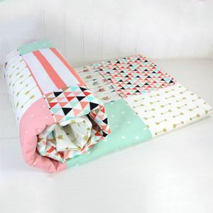 Comoda biancheria da letto per culla dolce coperta per <span class=keywords><strong>bambina</strong></span> <span class=keywords><strong>trapunta</strong></span> in cotone per bambini - Product Image 1