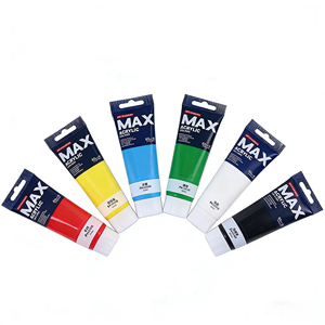 <span class=keywords><strong>Pintura</strong></span> Acrílica en Tubo de 80 ml, No Tóxica, Alta Cobertura, Pigmento Impermeable para Estudiantes, Lienzo, Vidrio, Papel, Manualidades, <span class=keywords><strong>Pintura</strong></span> a Mano, Graffiti - Product Image 3