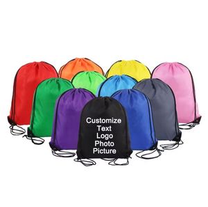 Sacs de sport promotionnels personnalisés Magic Design, sac à cordon en polyester recyclé imperméable avec logo - Product Image 2