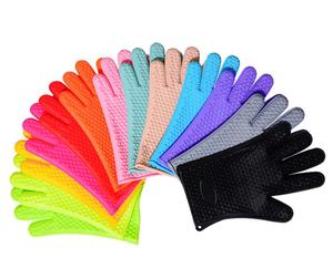Gants de four en silicone épaissi Yulan CR301, isolants thermiques, résistants aux micro-ondes, aux hautes températures et au lave-vaisselle, imprimés - Product Image 4