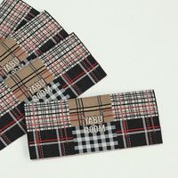 Étiquettes tissées personnalisées de qualité supérieure pour vêtements - Étiquettes thermocollantes ou cousues pour chapeaux et vêtements. Impression de logo économique certifiée OEKO-TEX