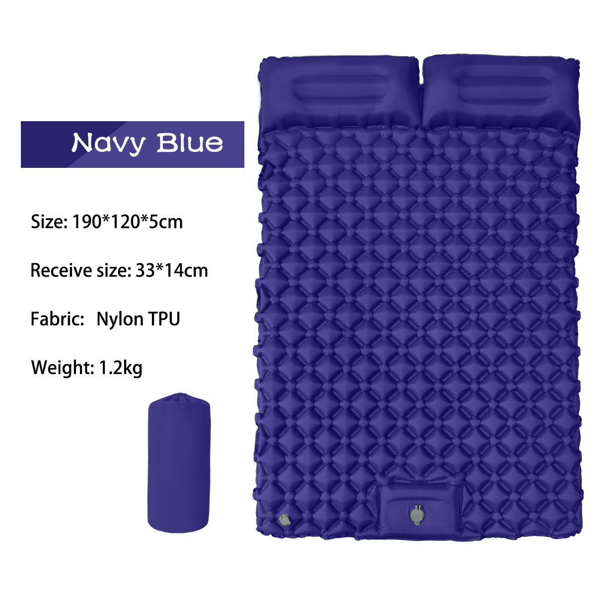 Double diamond for two-spliced dark blue