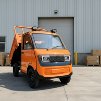 Fourgonnette électrique 4x4 3500W à benne basculante robuste pour livraison, certifiée CEE L6E