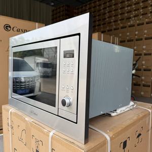 Four à micro-ondes intégré grande capacité 30L avec fonction grill, en acier inoxydable couleur argent, puissance 900W, supporte la dégivrage et le menu automatique, 30L M - Product Image 4