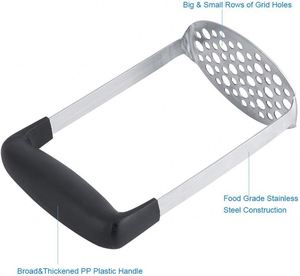 Best Selling Products Stainless Steel Potato Masher <b>Kitchen</b> <b>Gadgets</b> Hand Pulverizer Vegetable Ricer for Home <b>Kitchen</b> - Product Image 4