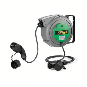Enrollador de Cable Zeca de 5m, 3G2.5+1x0.5, 16A, Tipo 1-2, Cable de Extensión con Montaje en Pared - Product Image 2
