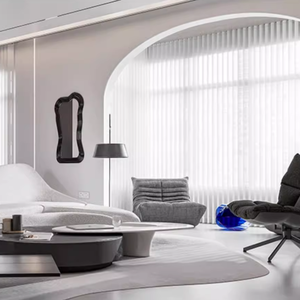 Custom Smart Blackout Fabric Sheer Blinds Motorized Dream Vertical Blinds <strong>Curtains</strong> - Product Image 1