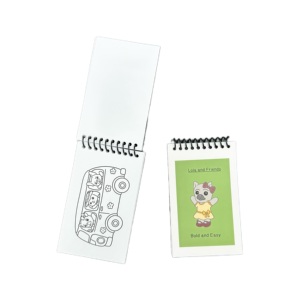 Thiết kế độc đáo vẽ sách đục lỗ dòng bù đắp trang xoắn ốc ràng buộc tùy chỉnh người lớn trẻ em Tô Màu cuốn sách in giấy cao - Product Image 1