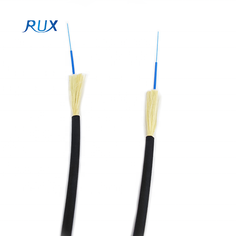 GJFJH-Hilo de aramida ajustado de 1 núcleo, Cable de fibra óptica Lszh para interior