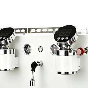 Machine à <span class=keywords><strong>café</strong></span> expresso semi-automatique professionnelle à deux groupes, système de chauffage double, contrôle de la température, équipement de barista - Product Image 4