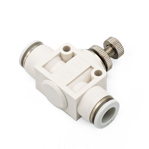 Conector Neumático de Conexión Rápida SXQD, Válvula de Aceleración para Tubería de Gas con Puerto de 1/4 Pulgada, Serie PA - Product Image 1