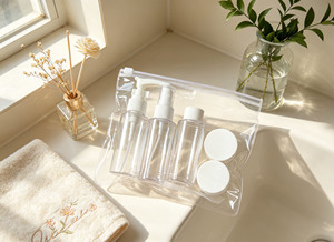 Kit da Viaggio Portatile da 6 Pezzi <span class=keywords><strong>per</strong></span> Cosmetici, <span class=keywords><strong>Contenitori</strong></span> Anti-perdita Approvati TSA <span class=keywords><strong>per</strong></span> Cosmetici <span class=keywords><strong>Liquidi</strong></span> - Product Image 6