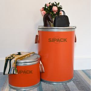 Caja de Almacenamiento de Fibra Ecológica - Diseño Personalizable en Cuero y Tela para Decoración del Hogar y Empaque de Regalos (Varios Tamaños) CH - Product Image 6