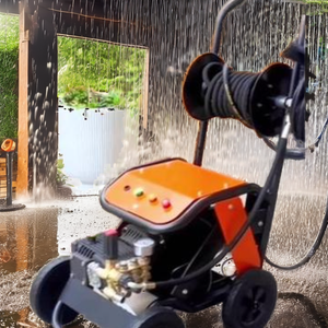 Nettoyeur haute pression électrique 1800W, robuste, 32,5 cm, 17 kg, 150 bars, 220V, nettoyage à l'<span class=keywords><strong>eau</strong></span> froide, débit de 10 L/min, pompe portable - Product Image 3