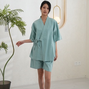 ชุดว่ายน้ำสไตล์จีน<span class=keywords><strong>ก</strong></span>างเกงขาสั้นเสื้อผ้ากายภาพบำบัดไทยชุดยูนิฟอร์<span class=keywords><strong>ม</strong></span>ผ้าลินินผ้าฝ้ายอบไอน้ำ - Product Image 2