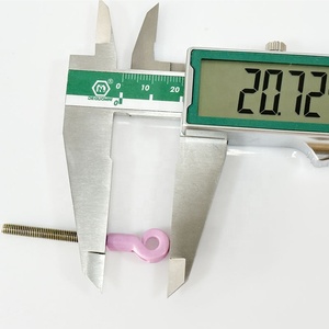 와이어 와인딩 99% AL2O3 알루미나 피그테일 도그테일 가이드 달팽이 세라믹 가이드 - Product Image 5