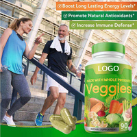 Private Label Fruit-En Groentesupplementen Gemaakt Met Superfoods 90 Vegetarische En Fruitvruchten En Groenten Supplement