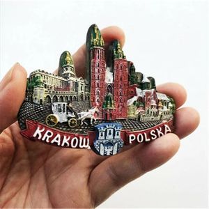 Customized Popular Locker <strong>Magnet</strong> 3d Souvenir City Refrigerator <strong>Magnet</strong> Resin <strong>Fridge</strong> <strong>Magnet</strong> for Kitchen Decoration PP Bag 500 Pcs - Product Image 2