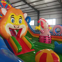 Nouvelle Conception Château Gonflable Grande Roue de Ferris avec Toboggan en PVC de Haute Qualité pour Amusement Intérieur et Extérieur Prix Usine Vente Chaude