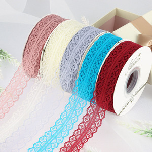 Cinta de Encaje con Borde Festoneado de 3 cm, Cinta Decorativa Romántica <span class=keywords><strong>para</strong></span> Ramos de Boda y <span class=keywords><strong>Regalos</strong></span> - Product Image 1
