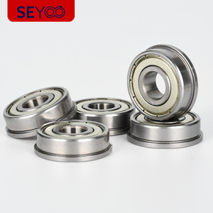 Roulements à bride SeYoo F6201ZZ 12x32x10mm en acier chromé pour équipement de fitness - Product Image 1