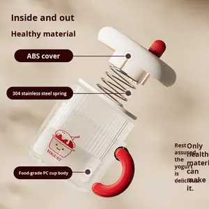 Griekse Yoghurtmaker Met Roestvrijstalen Container Zelfgemaakte Cold Brew Filter Mand Wei Separator Gaas Pp Materiaal Zeef - Product Image 4