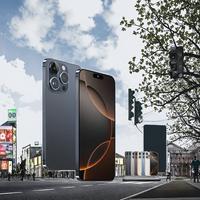 Smartphone OEM I16 Pro Max 5G débloqué en gros, version américaine, espagnol, anglais, français, 108MP, CDMA, écran LED 6,7 pouces, 7800mAh