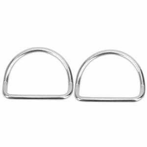 Anillo D de acero inoxidable 304 316 Anillo D con una oreja/orejas dobles bueno para el aparejo de correas de cuerda - Product Image 6