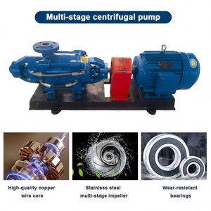 Pompe centrifuge horizontale multi-étages OEM haute efficacité haute pression pour alimentation en eau des chaudières et distribution d'eau urbaine - Product Image 3