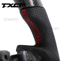 Roda kemudi serat karbon, cocok untuk Mazda 3 Mazda 6 Axela Atenza RX8 MX5 CX3 CX8 CX9 CX-4 CX-5 RX-7 CX5 RX7