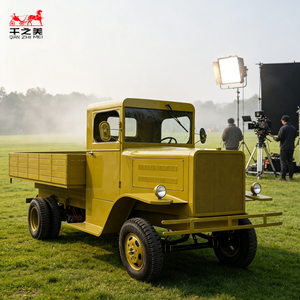 Voiture électrique classique antique de haute qualité <span class=keywords><strong>à</strong></span> bas <span class=keywords><strong>prix</strong></span>, 2 places, voiture électrique classique rétro, tout nouveau camion vert rétro - Product Image 1