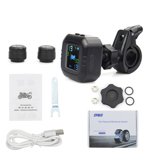 Sistem <span class=keywords><strong>Alarm</strong></span> Pemantau Tekanan Ban Motor Layar LCD Nirkabel TPMS Sepeda Motor Penguji Suhu Ban Sensor Tekanan Ban - Product Image 2