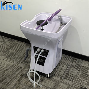 Golden Ring Hood Head Spa Shampoo Portable Pipeless Shampoo Sink Bowl Lavabo con vaporizador calentado No de <span class=keywords><strong>segunda</strong></span> <span class=keywords><strong>mano</strong></span> Nuevo - Product Image 4