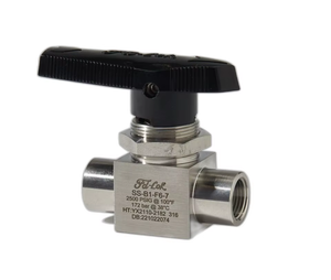 High Quality Best Price Mini <strong>Ball</strong> <strong>Valve</strong> One Piece Instrument Double Ferrule Fitting Stainless Steel 3000 psi 3-Year Warranty - Product Image 2