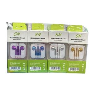 Auriculares SN Intrauditivos con Micrófono, Audio Estéreo para Teléfono Móvil y Tableta - Product Image 1