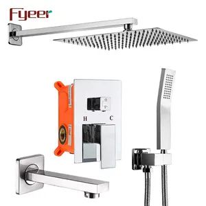Fyeer 3 Way Bathroom Conceal Shower Mixer